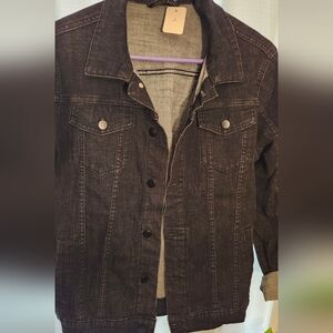 Men's Classic Black Denim Jacket